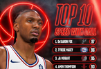 NBA2K27持球速度前10：福克斯97&马克西96 阿门93 米切尔91