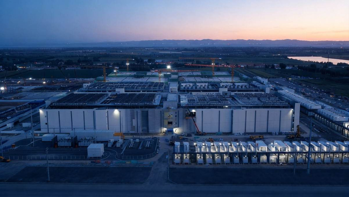图说：“远景星河基地”AI算力超级单体外观