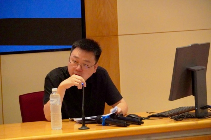图3 经世易格首席顾问、邵氏易教育研究院院长邵玺作主题分享。