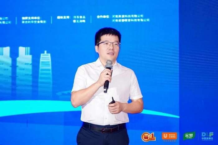 △现场：北汽福田欧航欧马可营销公司总经理李诚