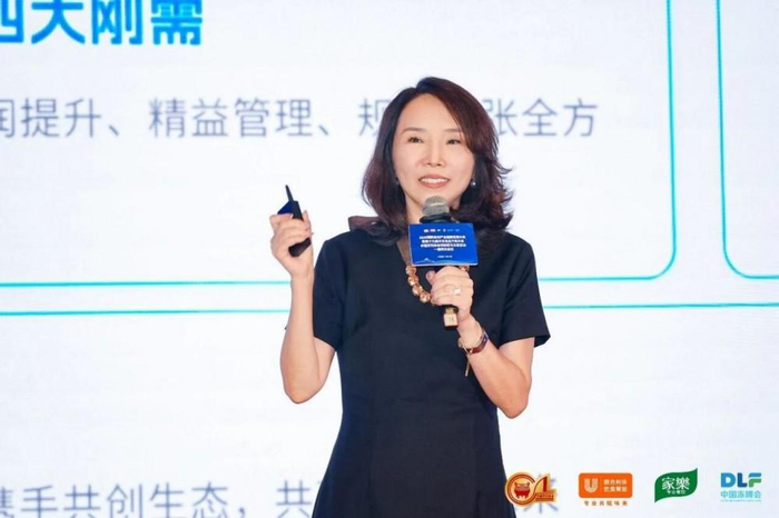 △现场：河南典谟科技有限公司董事长谢燕