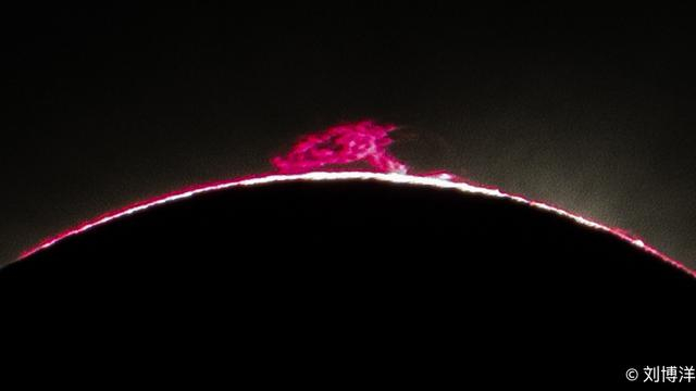日珥（刘博洋/摄）