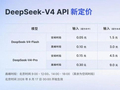 DeepSeek公布V4 API新定价，8月17日开始生效
