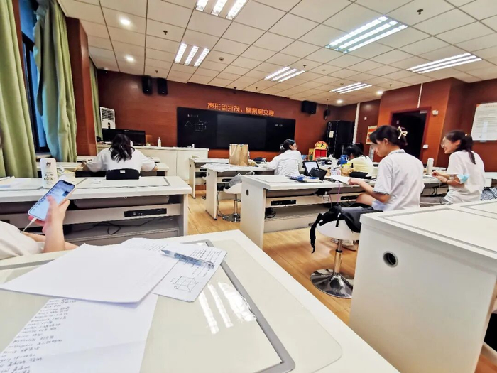 上海某高校中本贯通专业的课堂 &nbsp;图/受访者提供