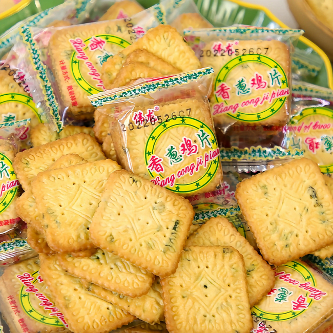童年的味道——伟龙香葱鸡片   来源:伟龙食品