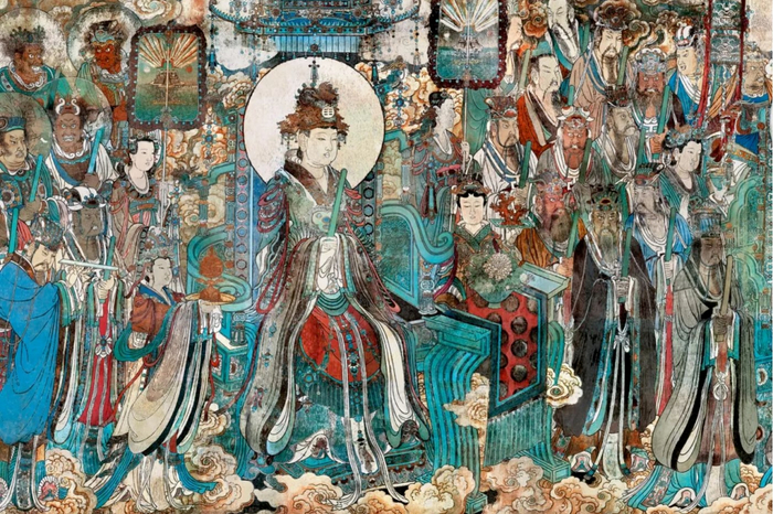（永乐宫壁画局部 图片来源：山西发布）