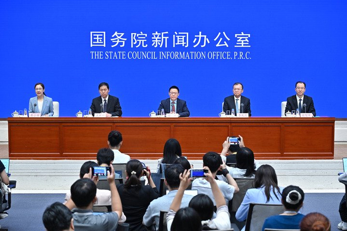   8月21日，国务院新闻办公室举行“开局起步‘十五五’”系列主题新闻发布会。新华社记者李鑫 摄