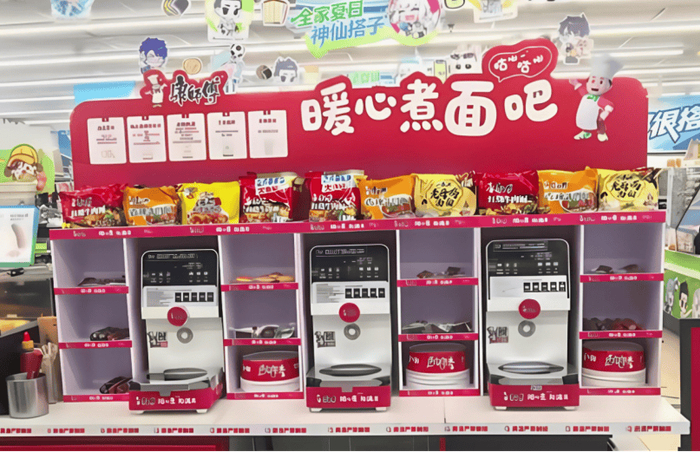 康师傅自助煮面机 图片来源：小红书