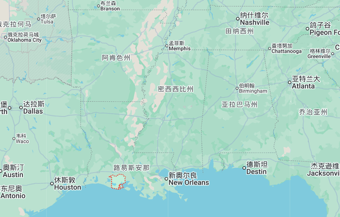 弗米利恩堂区位置示意谷歌地图
