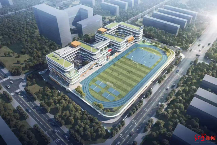 七中育才梅香湖校区效果图