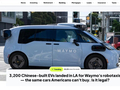 美国百姓集体破防：自己买不到的中国车 Waymo一船一船拉！