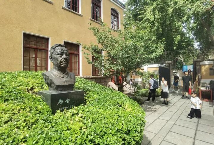 图为青岛老舍故居。新华社记者王凯 摄