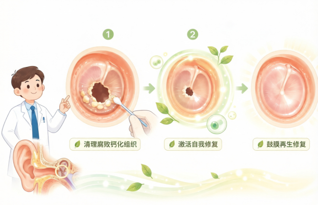 注:“祛腐生肌”过程示意图
