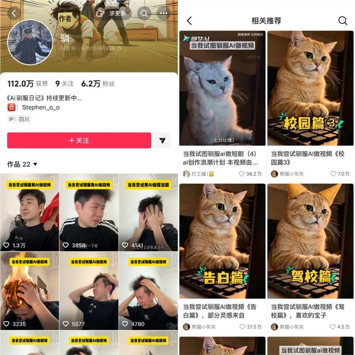 真人 VS AI猫猫