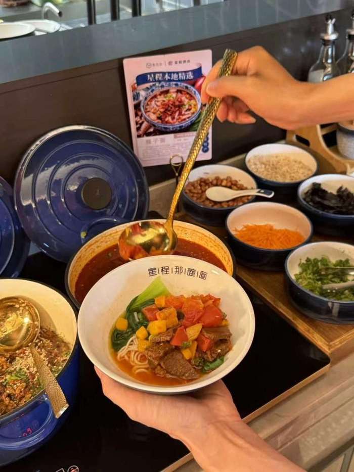图：银川星程酒店特色面食