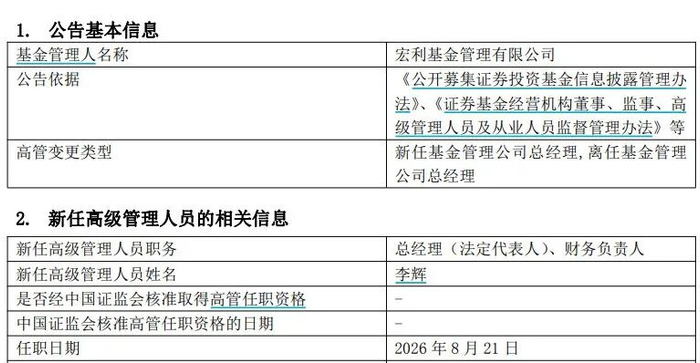 图 / 宏利基金公告