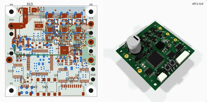 Astra绘制的PCB（印制电路板），图片来源：OpenAI