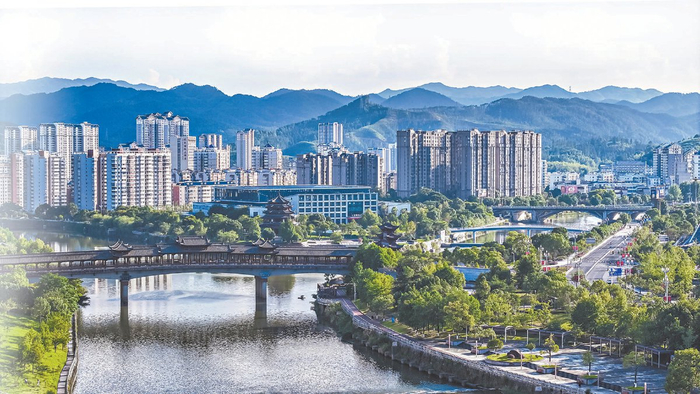 宁化城区。 宁化县融媒体中心 黄尉峰 摄