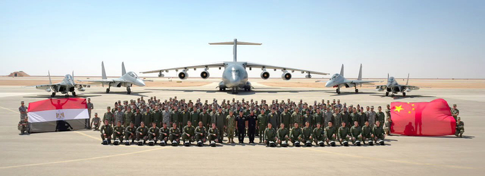 中埃两国不久前刚刚举行“文明之鹰-2026”空军联合训练
