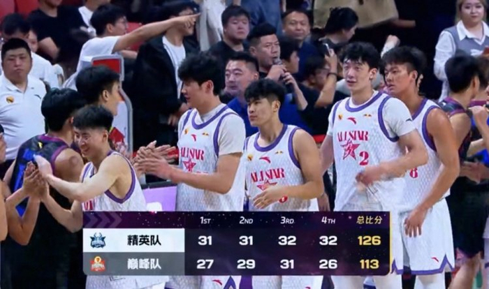 精英队战胜巅峰队赢得CUBAL全明星之夜！曹芷豪29分夺MVP！
