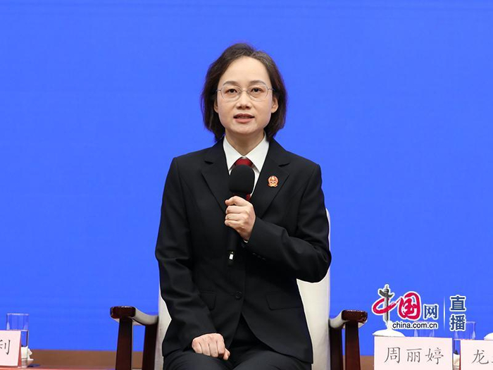 ▲北京知识产权法院审判委员会委员、审判第四庭庭长周丽婷 杨楠 摄