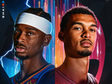 王牌对决️👽NBA官方预热揭幕战雷霆VS马刺：连庄MVP对战DPOY