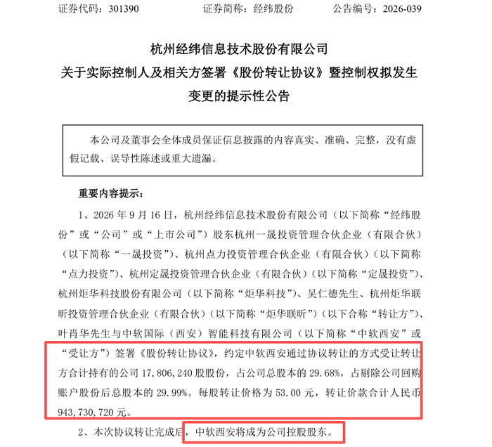 图源：经纬股份公告