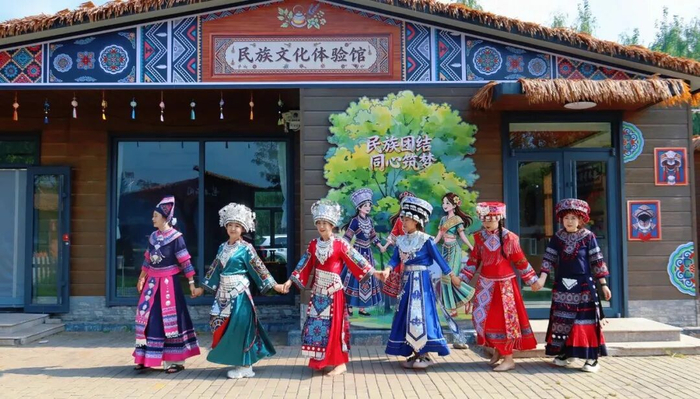 位于官厅水库国家湿地公园的民族文化体验馆