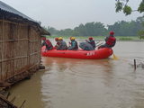 尼泊尔强降雨引发灾情 已致21人死亡