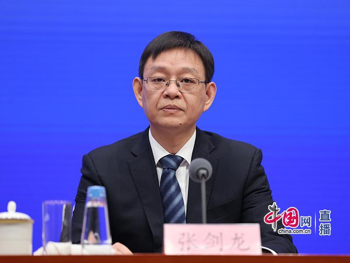 ▲国务院国有资产监督管理委员会科技创新局局长张剑龙。董宁 摄