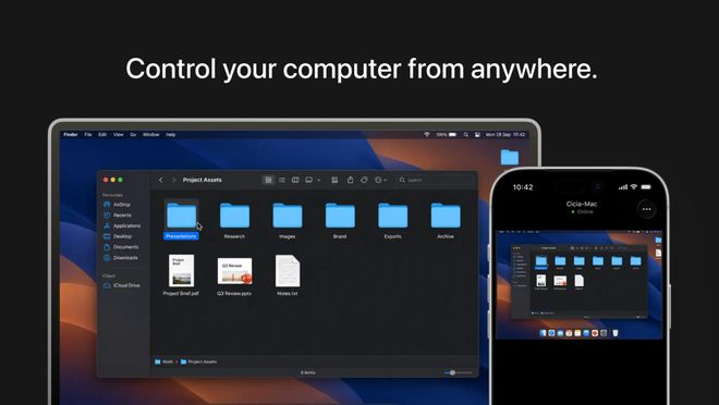 仍然是熟悉的 Computer Use，只是变成了用手机指挥电脑｜图片来源：Manus