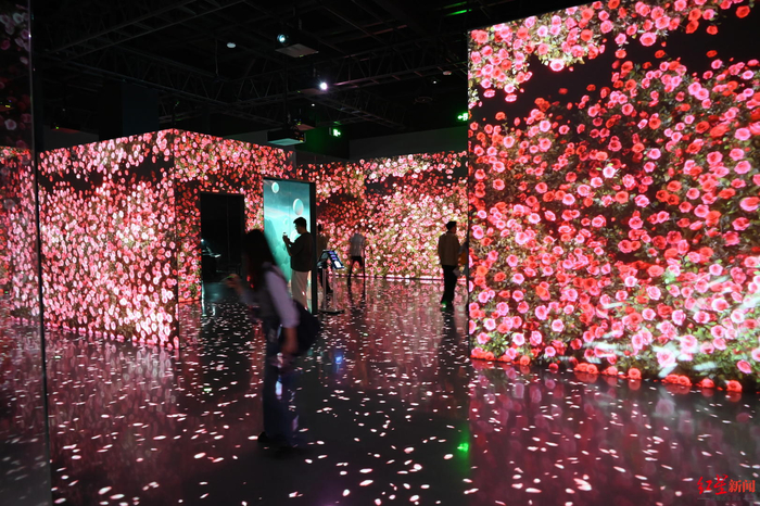 ▲成都国际数字光影艺术大赛成果展