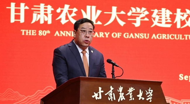 西北农林科技大学党委书记黄思光致辞