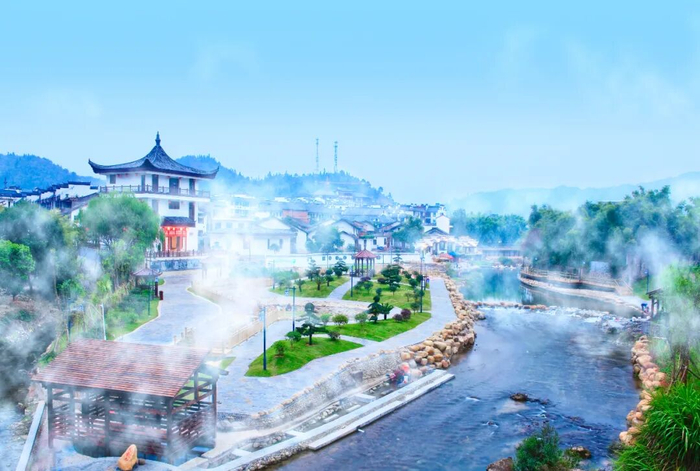 汝城热水温泉。（汝城县委宣传部供图）
