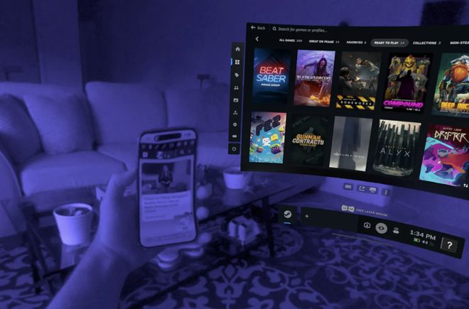 ▲ 原版 Steam Frame 透视效果