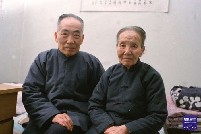 冰心和丈夫吴文藻。