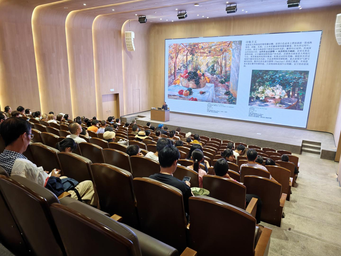▲“花的姿态”艺术分享会现场