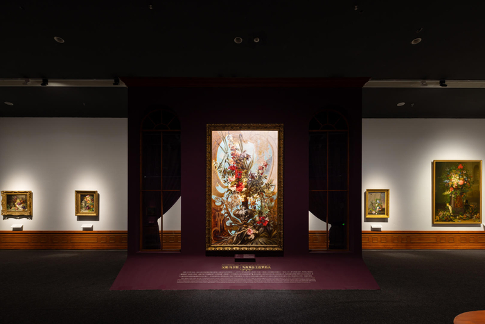 ▲“花的姿态”展览现场