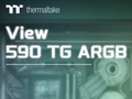 曜越推出光透 View 590 TG ARGB 斜侧进风海景房机箱：预装五把风扇，黑白双色均售 899 元