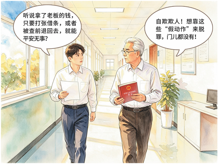 借条不是免罪牌，畏罪退赃亦难逃。