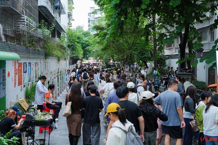 国庆期间的成都高新区