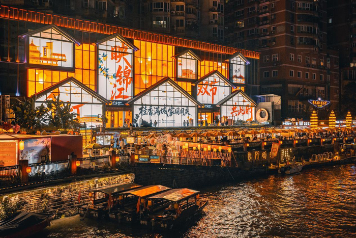 夜游锦江