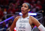 获WNBA的MVP第一选票的4人出局了3人 剩下的阿贾也岌岌可危