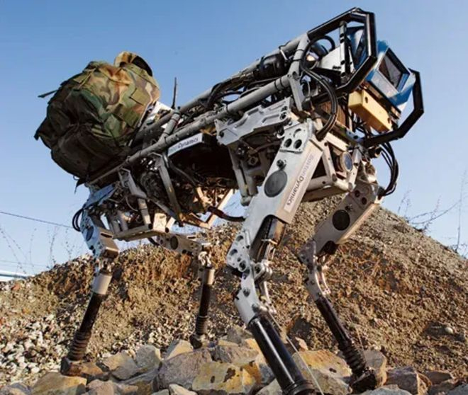 BigDog户外测试。图源：DARPA