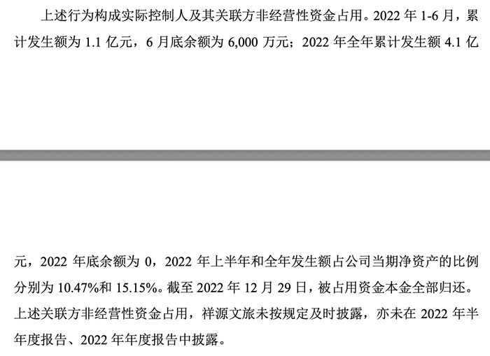 （图片来源于祥源文旅此前公告）