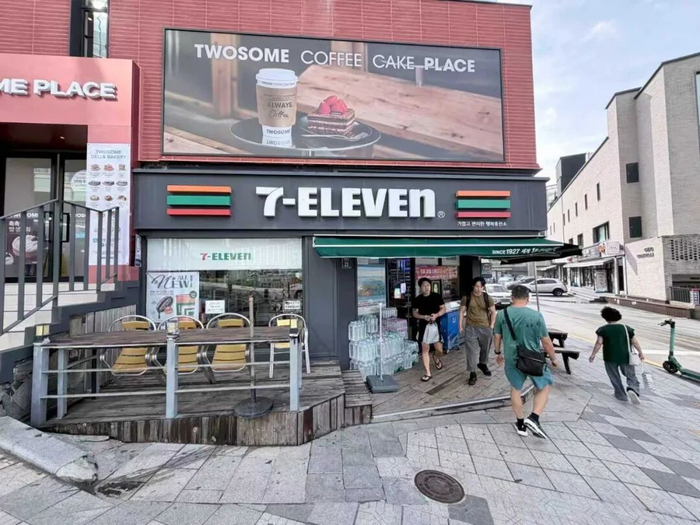 韩国7-ELEVEn的一家门店