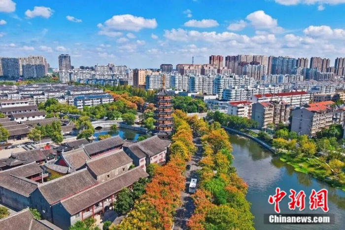 如皋城市风景。如皋市委宣传部 供图