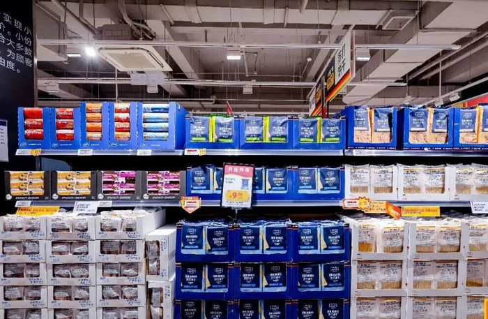 奥乐齐商品墙