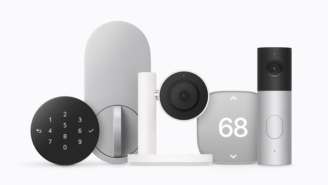 门锁、摄像头与温控器一起加入｜图片来源：Apple