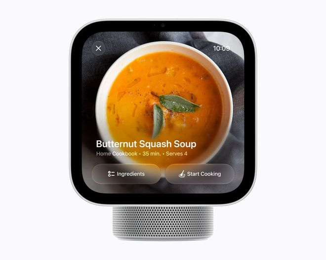 菜谱变成适合台面的分步界面｜图片来源：Apple